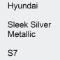 Preview: Hyundai, Sleek Silver Metallic, S7.